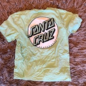 Mint color Santa Cruz Skate tshirt 🍵